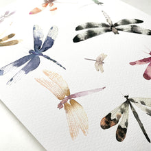 Load image into Gallery viewer, Dragonflies Art Print