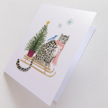 Load image into Gallery viewer, Snow Leopard Card
