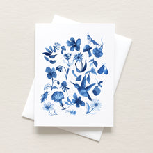 Load image into Gallery viewer, Blue Garden Card
