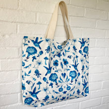 Load image into Gallery viewer, Blue Garden Tote
