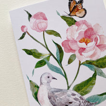 Load image into Gallery viewer, Mourning Dove and Monarch Card
