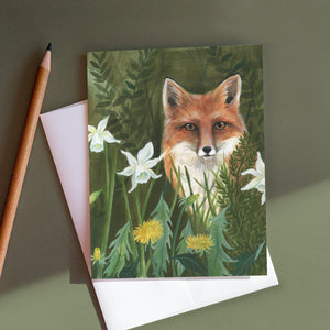 Fox and Ferns Card