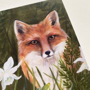 Fox and Ferns Card