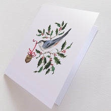Load image into Gallery viewer, Nuthatch &amp; Holly Card
