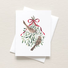 Load image into Gallery viewer, Sparrows &amp; Mistletoe Card
