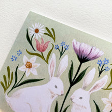 Load image into Gallery viewer, Spring Rabbits Card
