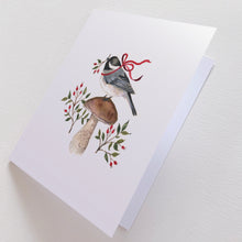 Load image into Gallery viewer, Chickadee &amp; Winterberry Card
