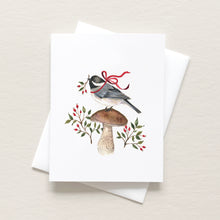 Load image into Gallery viewer, Chickadee &amp; Winterberry Card
