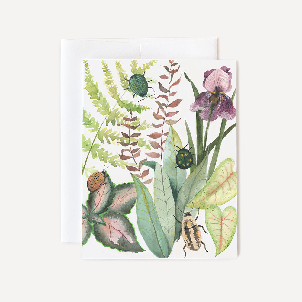 Garden Beetles Card