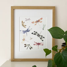 Load image into Gallery viewer, Dragonflies Art Print
