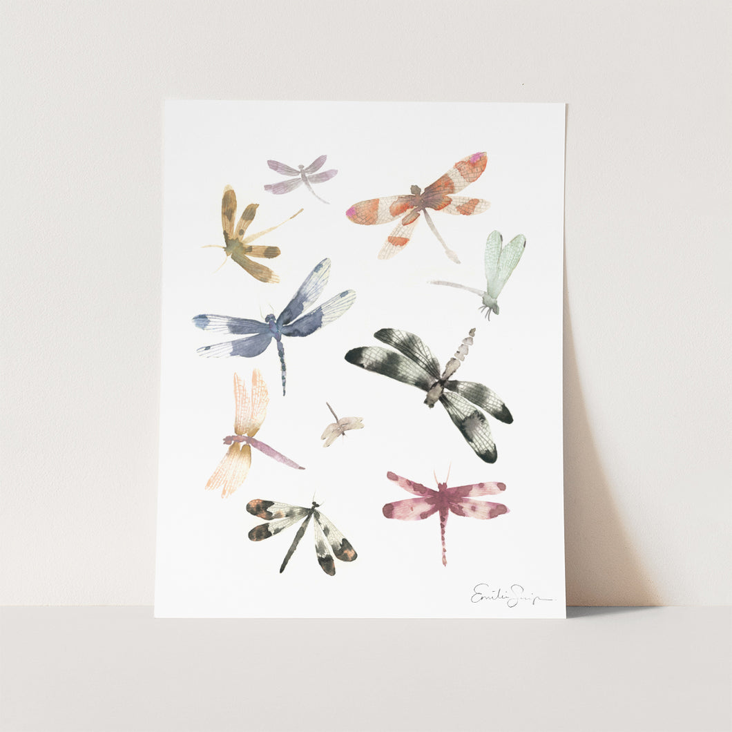 Dragonflies Art Print