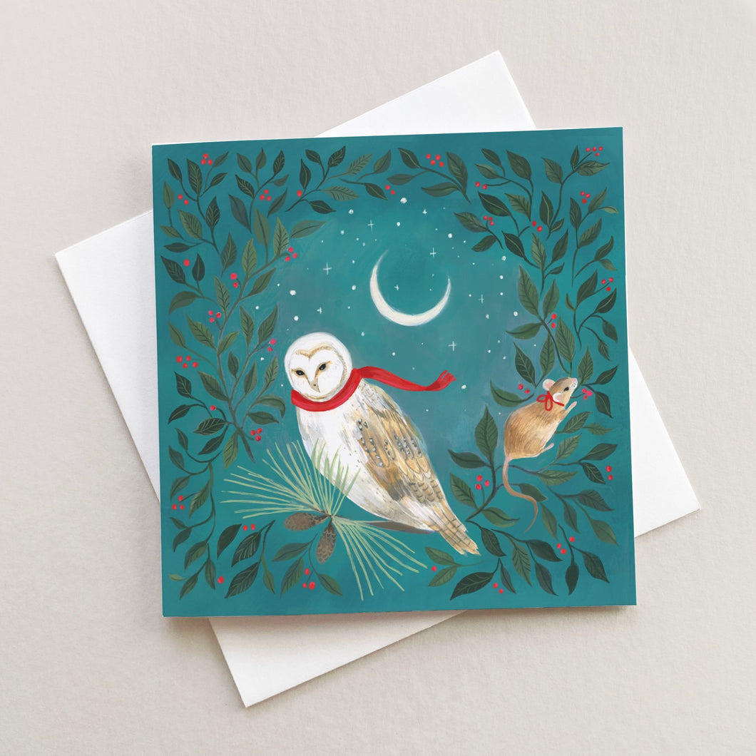 Owl and Mouse Card