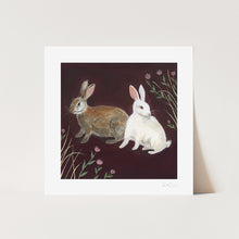 Load image into Gallery viewer, Rabbits Art Print
